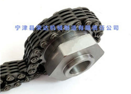 鍵槽與齒位方向相同無(wú)聲齒形鏈條齒輪