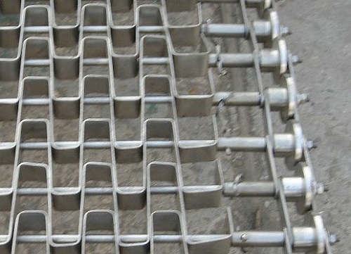 長(zhǎng)城網(wǎng)帶Stanless steel wire mesh chain---Great wall metal conveyor belt