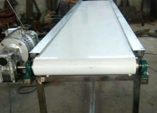 白色皮帶輸送機 材質(zhì)PU，耐高溫，耐腐蝕酸堿