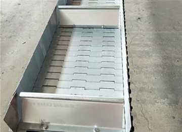 橫側擋板鏈板輸送帶 傳送帶